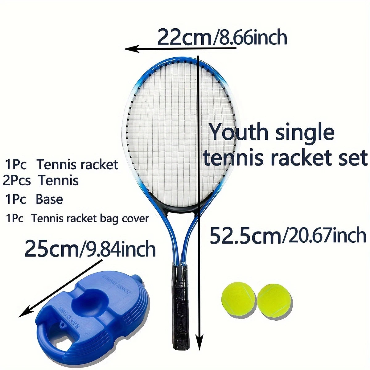Complete Youth Tennis Racket Set